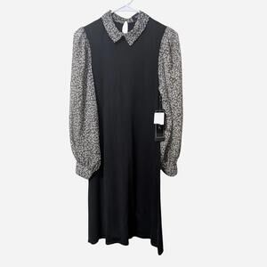 MSK Women's Black and Multi Dress